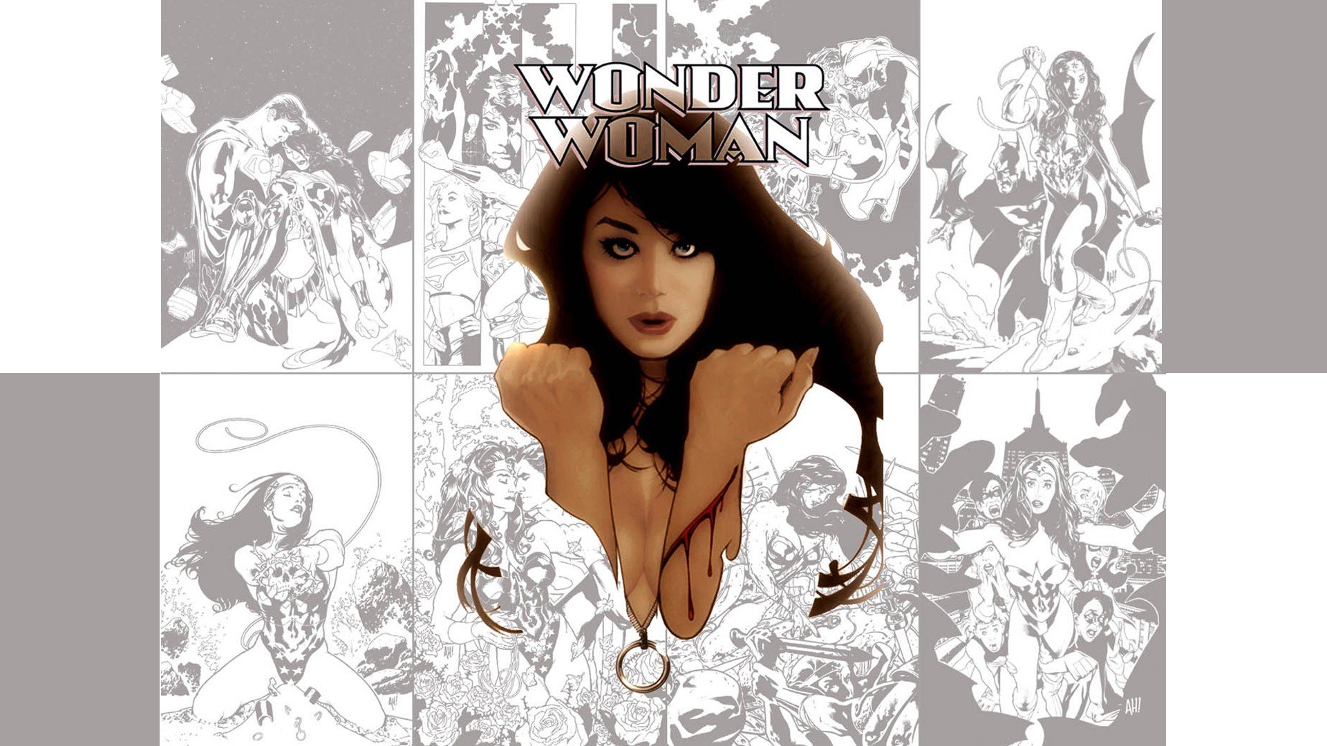 women, Dc, Comics, Superheroes, Illustrations, Amazon, Heroine, Wonder, Woman Wallpaper