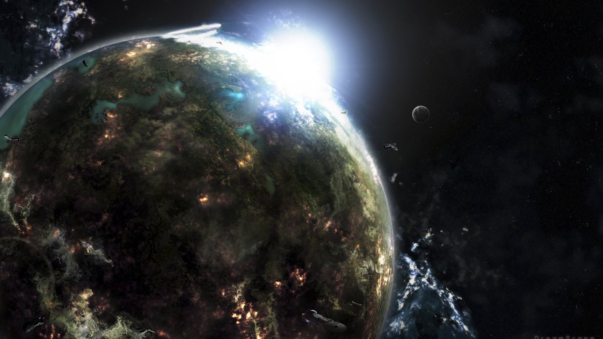 outer, Space, Planets Wallpaper