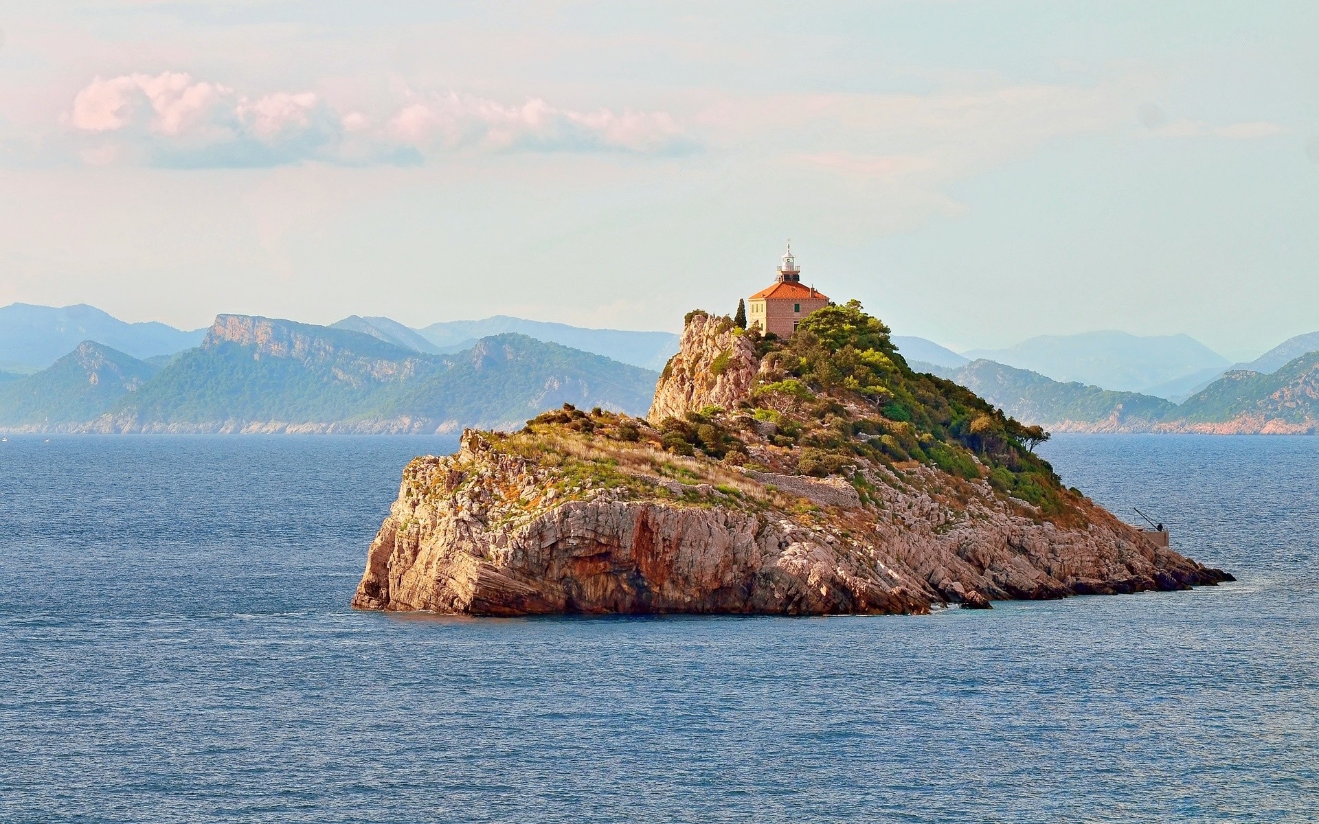 1920x1200, Houses, France, Europe, Islands, Ocean, Sea, Lakes, Sky Wallpaper