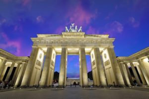 brandenburg, Gate, Berlin, Germany, Euope, City, Monument, Sky