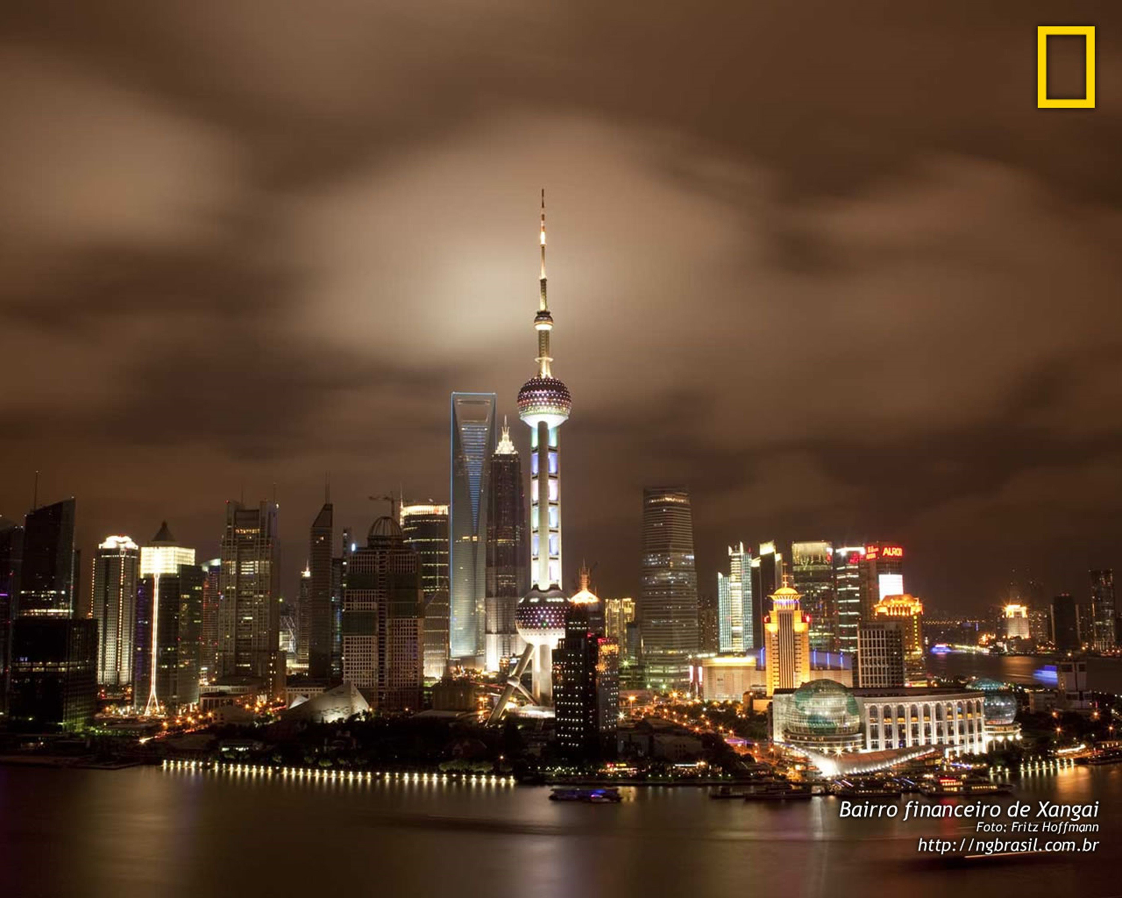 national, Geographic, Shangai, City, Asia, Night Wallpaper