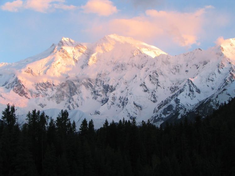 mountains, Golden, Himalaya, Nanga, Parbat HD Wallpaper Desktop Background