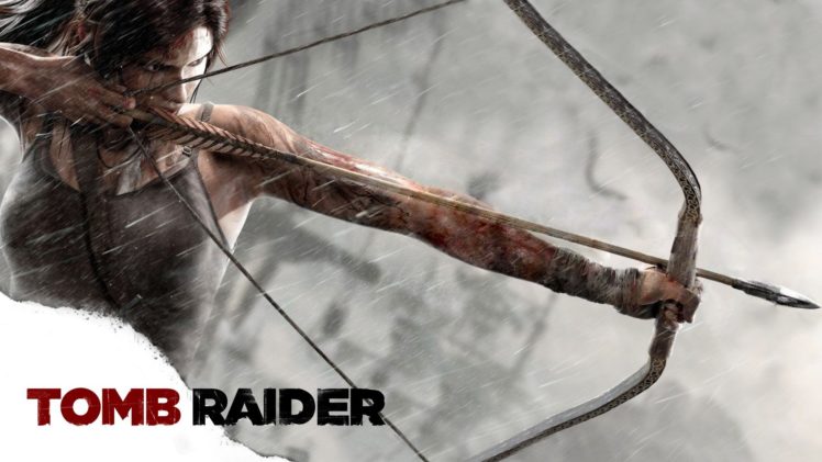 video, Games, Tomb, Raider, Lara, Croft, Bow, And, Arrow HD Wallpaper Desktop Background
