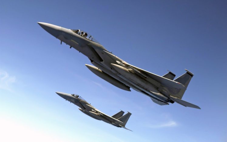 war, Airplanes, Planes, F 15, Eagle HD Wallpaper Desktop Background