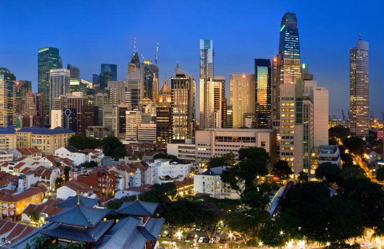 singapore, Houses, Skyscrapers, Buildings, Skyline, Cityscape HD Wallpaper Desktop Background