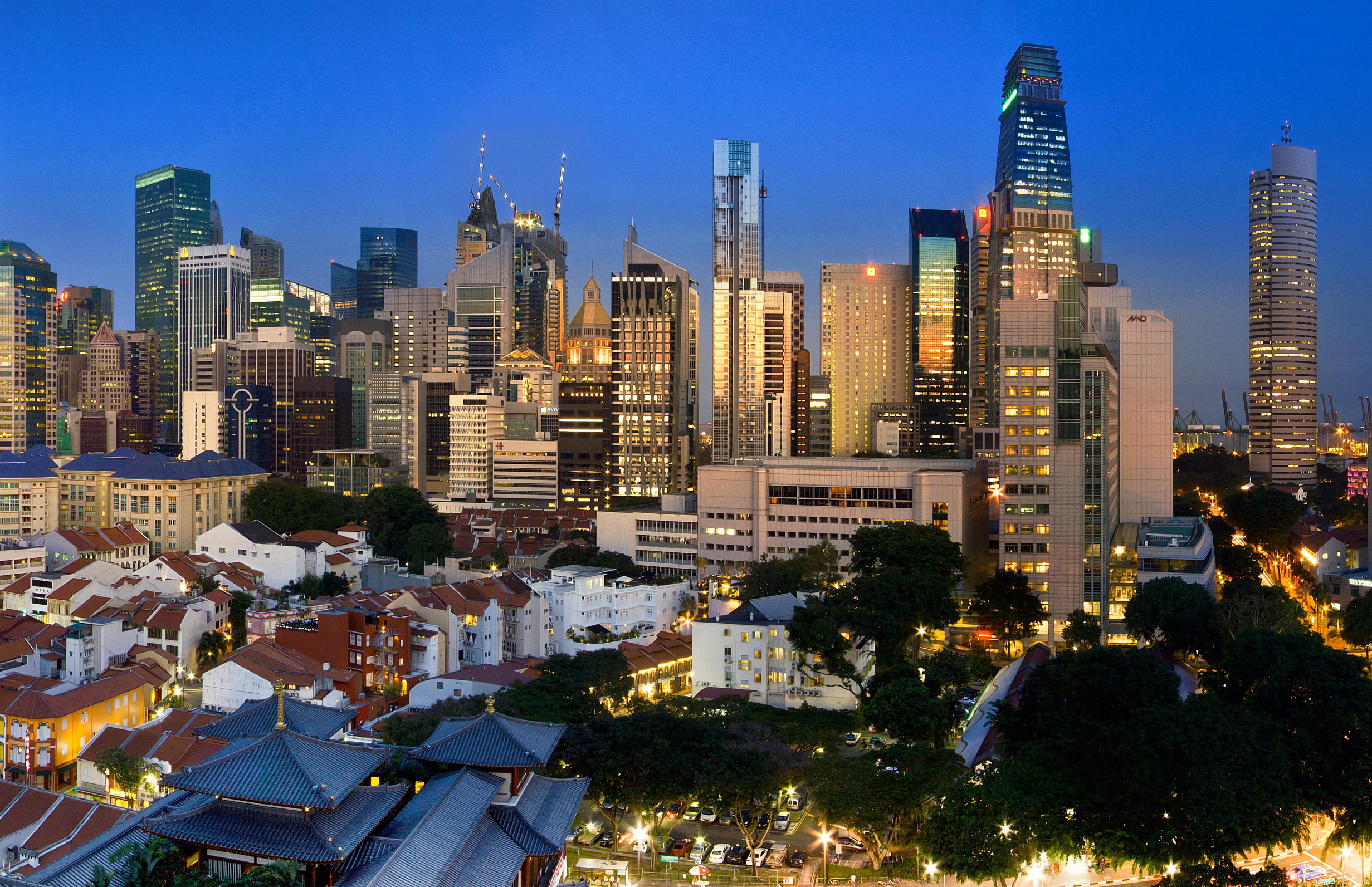 singapore, Houses, Skyscrapers, Buildings, Skyline, Cityscape Wallpaper
