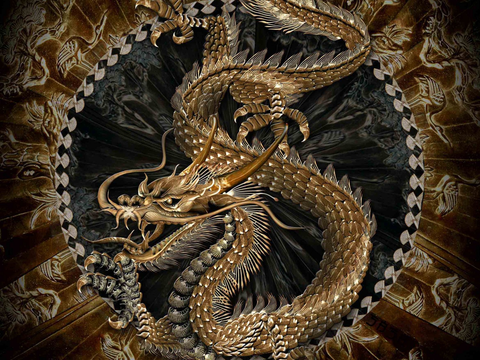 fantasy, Art, Dragons, Asian, Oriental Wallpaper