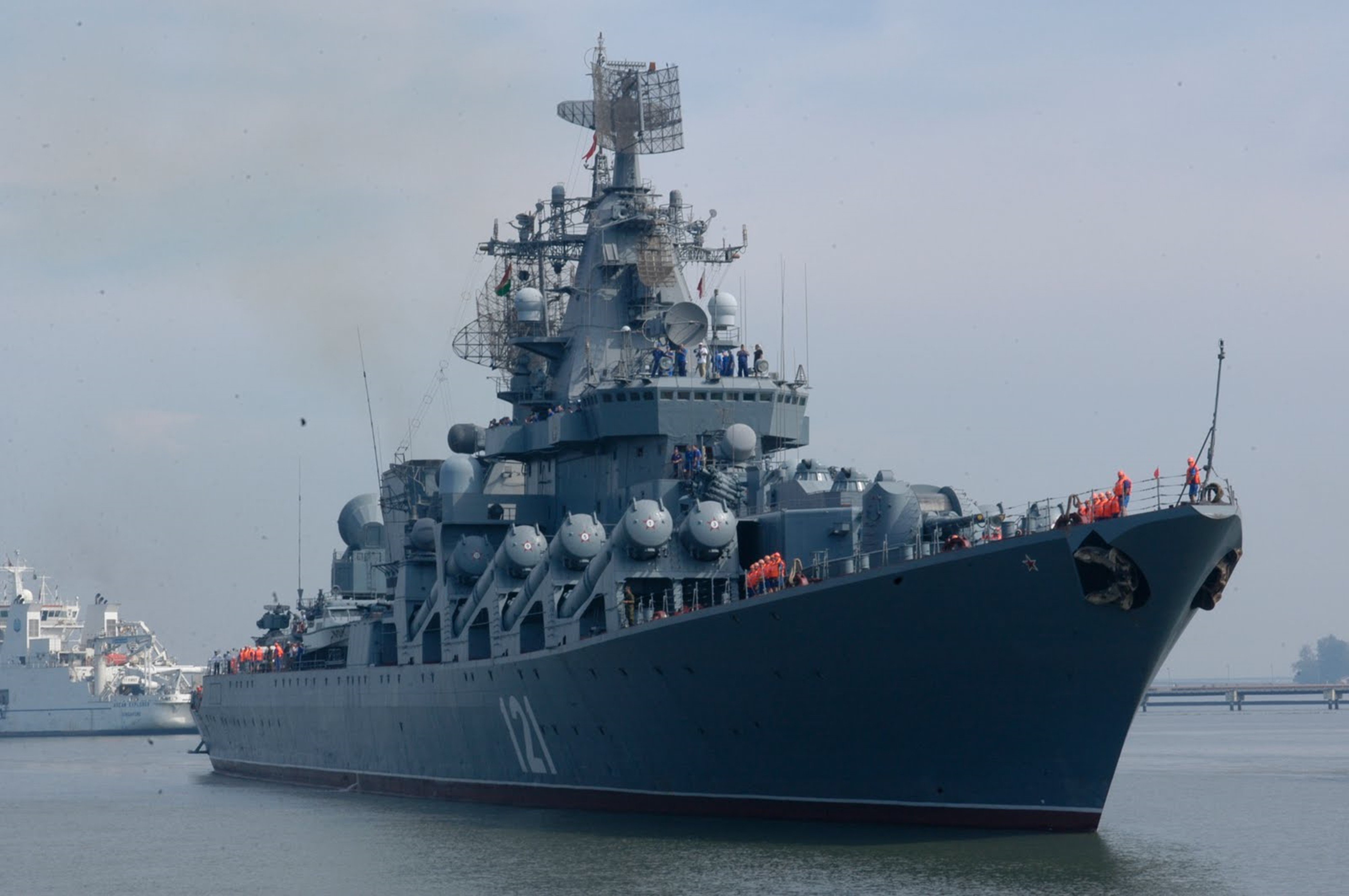 russia, Navy, Russian, Warship, Ship, War, Red, Star, Moskva, 4000x2658 Wallpaper