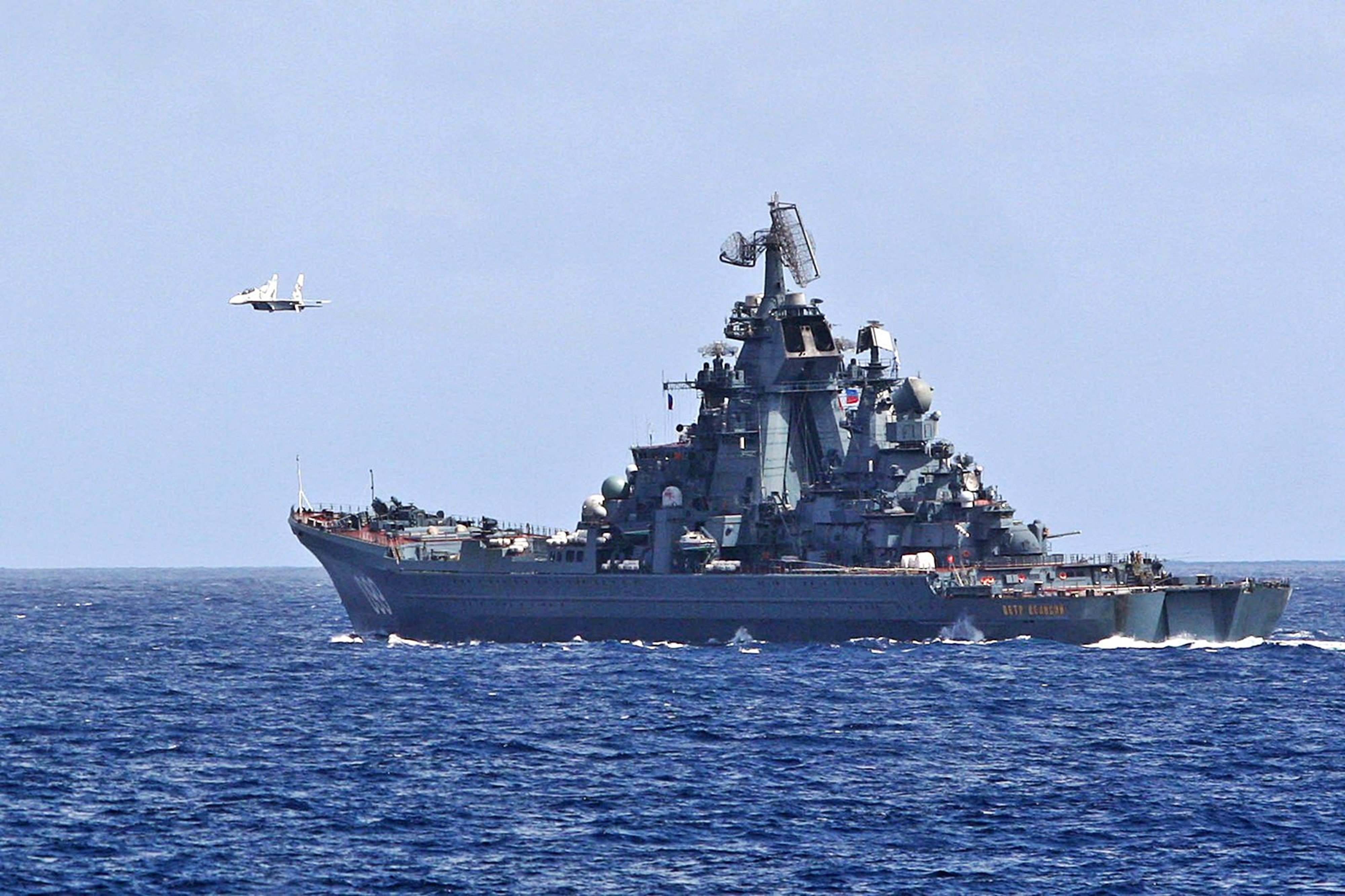 russia, Navy, Russian, Warship, Ship, War, Red, Star, Peter, Velikiy, Admiral chabanenko, 4000x2665 Wallpaper