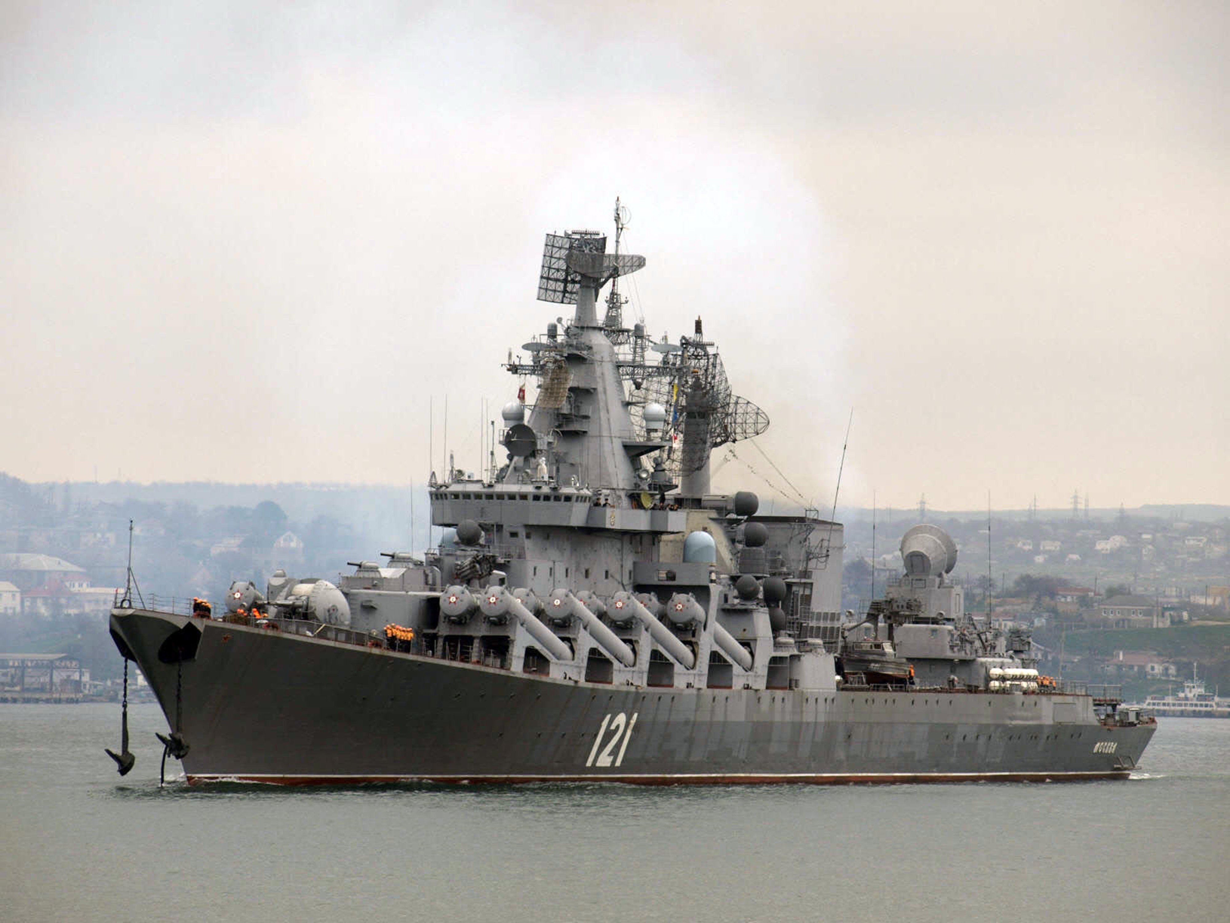 russia, Navy, Russian, Warship, Ship, War, Red, Star, Project 1164, Moskva, 4000x3000 Wallpaper