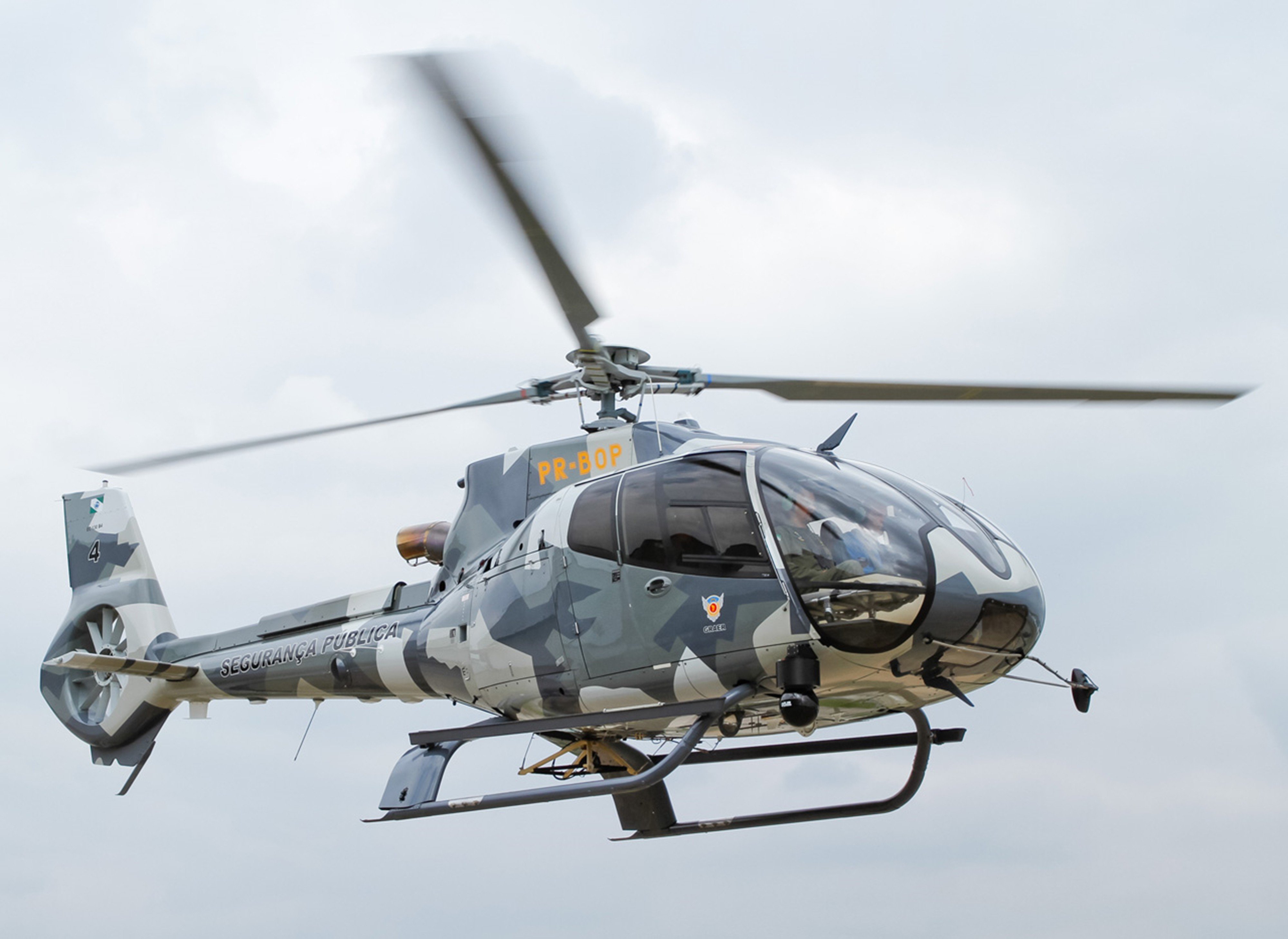 aircraft, Helicopter, Eurocopter, Ec130, Police, Paranaa, Brazil, 4000x2916 Wallpaper