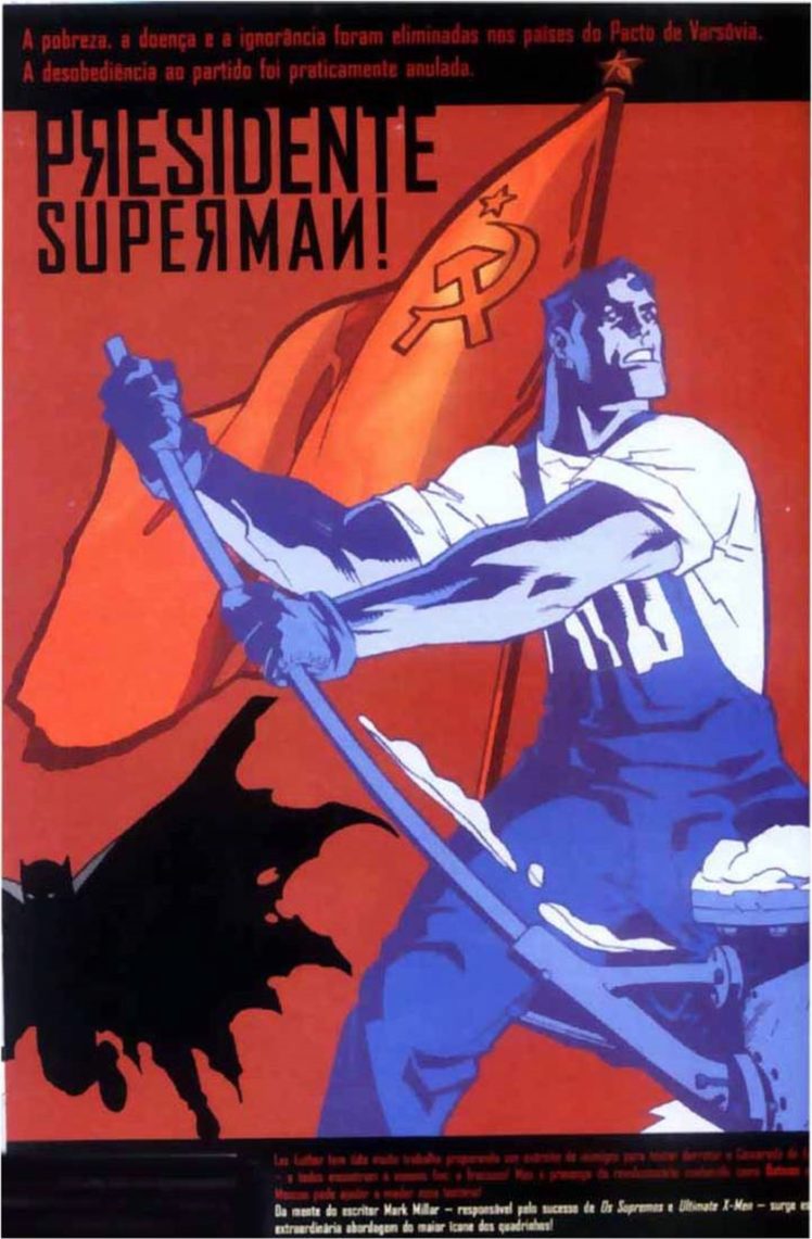 alternate reality, Superman, Superheroe, Dc comics, Soviet, Hammer, Sickle, 1966×3000 HD Wallpaper Desktop Background