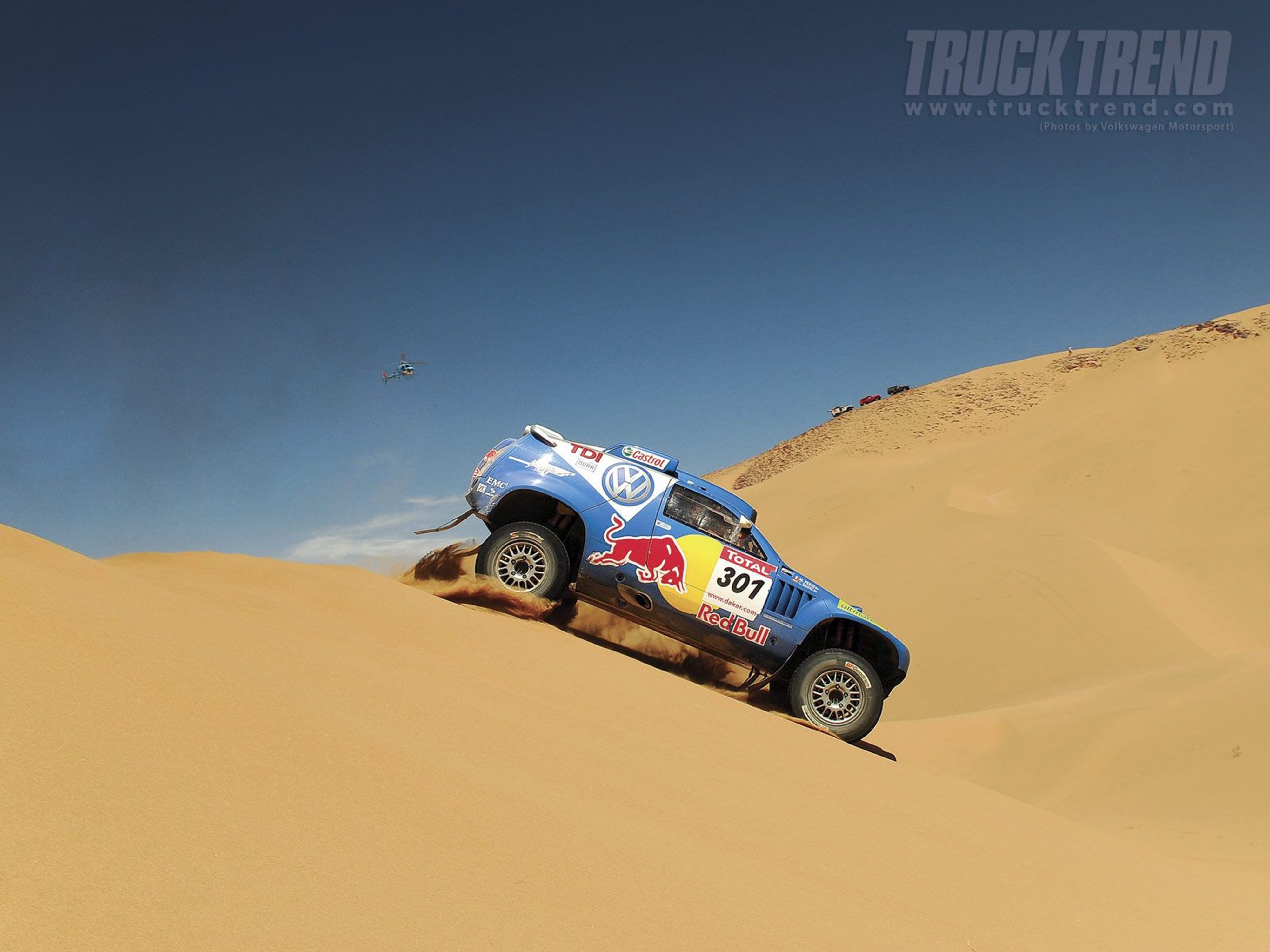 dakar, 2009, Volkswagen, Race, Touareg, Racing, Car, Sand, Desert, Rally, 4000x3000 Wallpaper