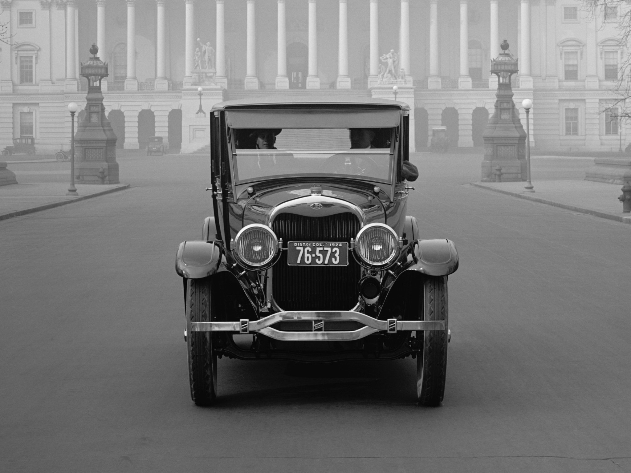 1924, Lincoln, Model l, Sedan, Retro Wallpaper