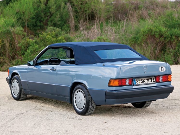 1989, Mercedes, Benz, 190, E, Cabriolet, Prototype,  w201 , Luxury, Convertible, Rr HD Wallpaper Desktop Background