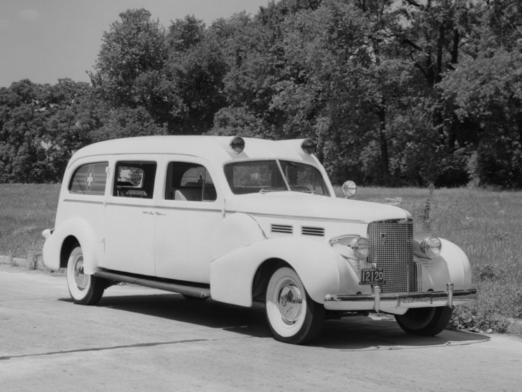 1938, Meteor, Cadillac, V 8, Series 38 75, Ambulance, Emergency, Stationwagon, Retro HD Wallpaper Desktop Background