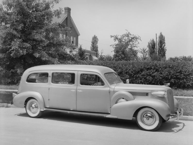 1937, Meteor, Cadillac, V 8, Series 60, Combination, Ambulance, Hearse, Stationwagon, Retro HD Wallpaper Desktop Background