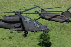 a 129, Helicopter, Aircraft, Military,  1