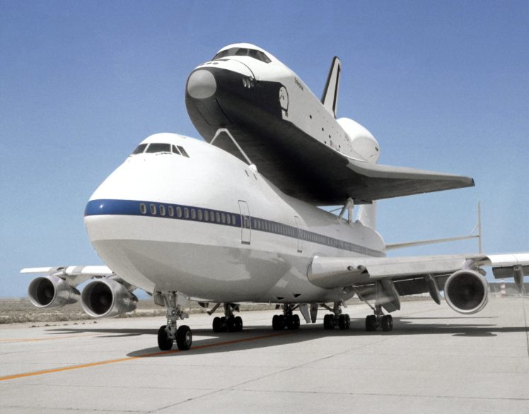 boeing, 747, Airliner, Aircraft, Plane, Airplane, Boeing 747, Nasa, Space, Shuttle HD Wallpaper Desktop Background