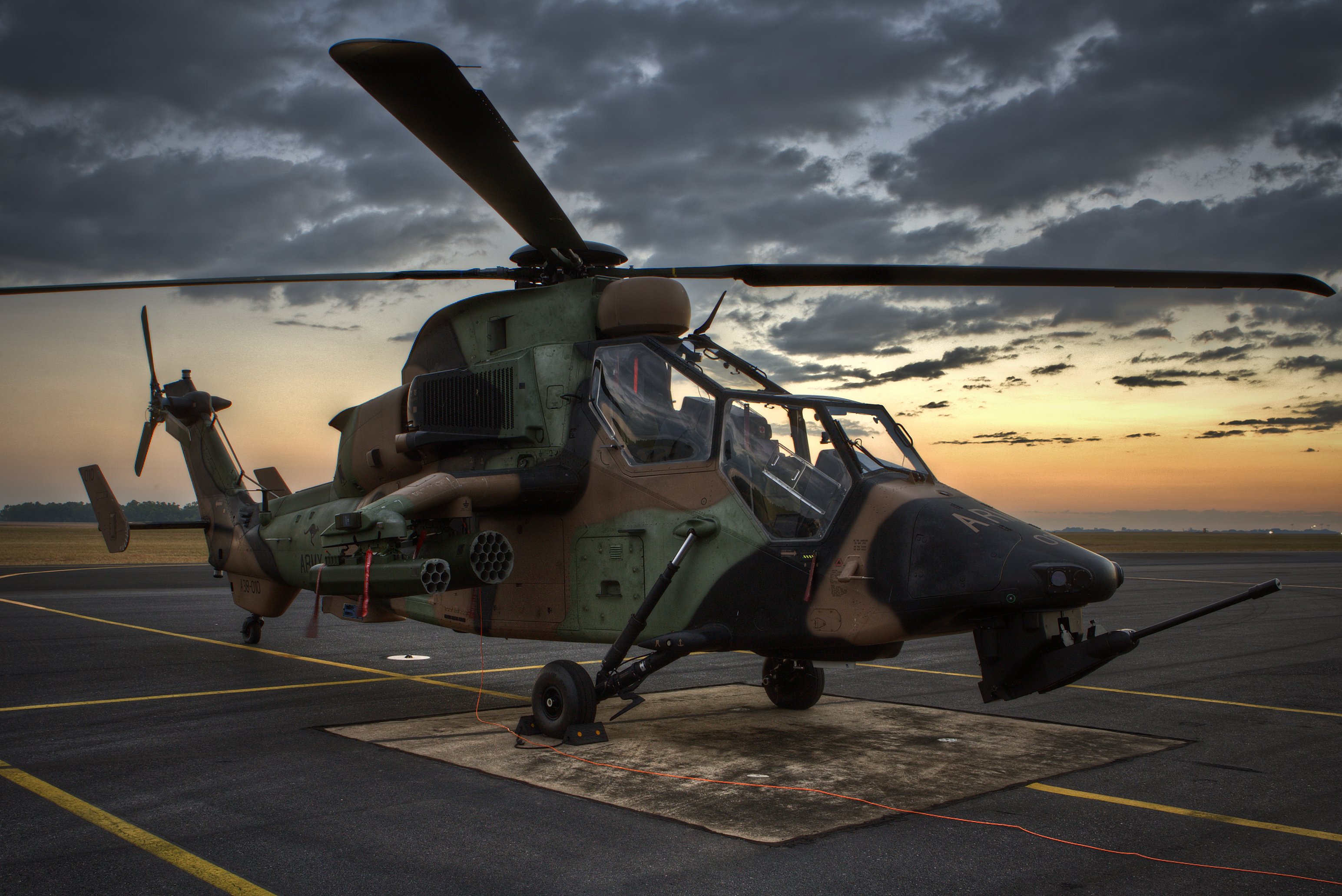 eurocopter, Tiger, Attack, Helicopter, Aircraft,  45 Wallpaper