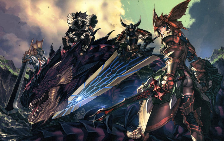 monster, Hunter, Anime HD Wallpaper Desktop Background