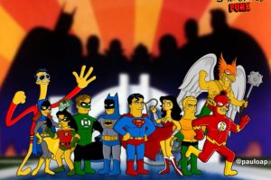 dc comics, Justice league by simpsons, Superheroes, Comics
