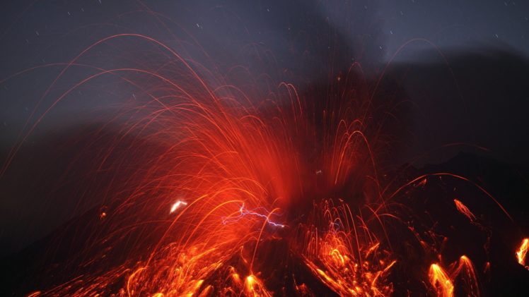 nature, Volcanoes, Lava, Eruption HD Wallpaper Desktop Background