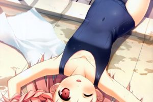 video, Games, Long, Hair, Outdoors, Pink, Hair, Visual, Novels, Lolicon, Blush, Lying, Down, Navel, Water, Drops, Armpits, Open, Mouth, Braids, Swimsuits, Swimming, Pools, Wink, Pink, Eyes, Upside, Down, Your, D