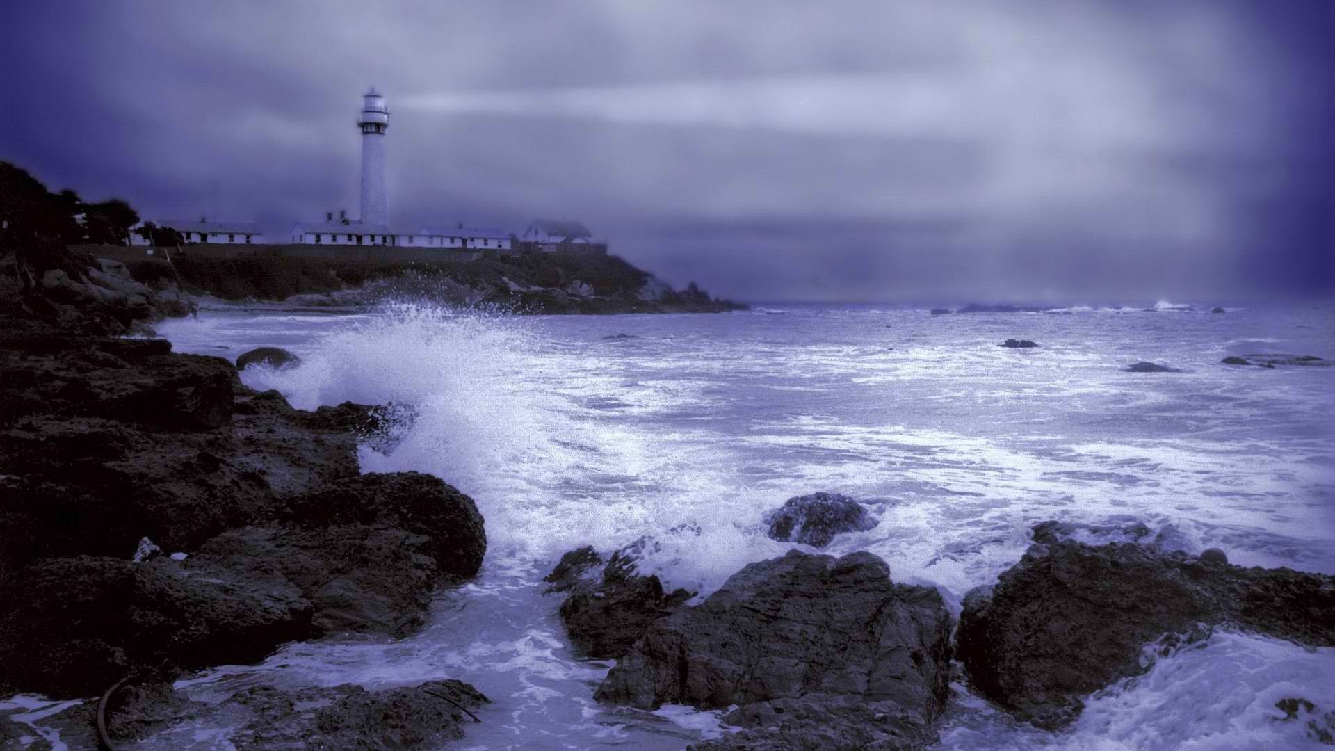 light, Station, Storm, Point, Weather, California Wallpaper