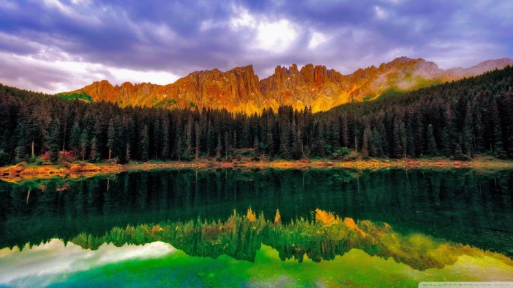 nature, Dreamscape, Emerald, Reflections HD Wallpaper Desktop Background
