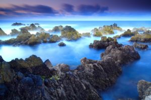 water, Blue, Ocean, Landscapes, Nature, Rocks, Waterscapes