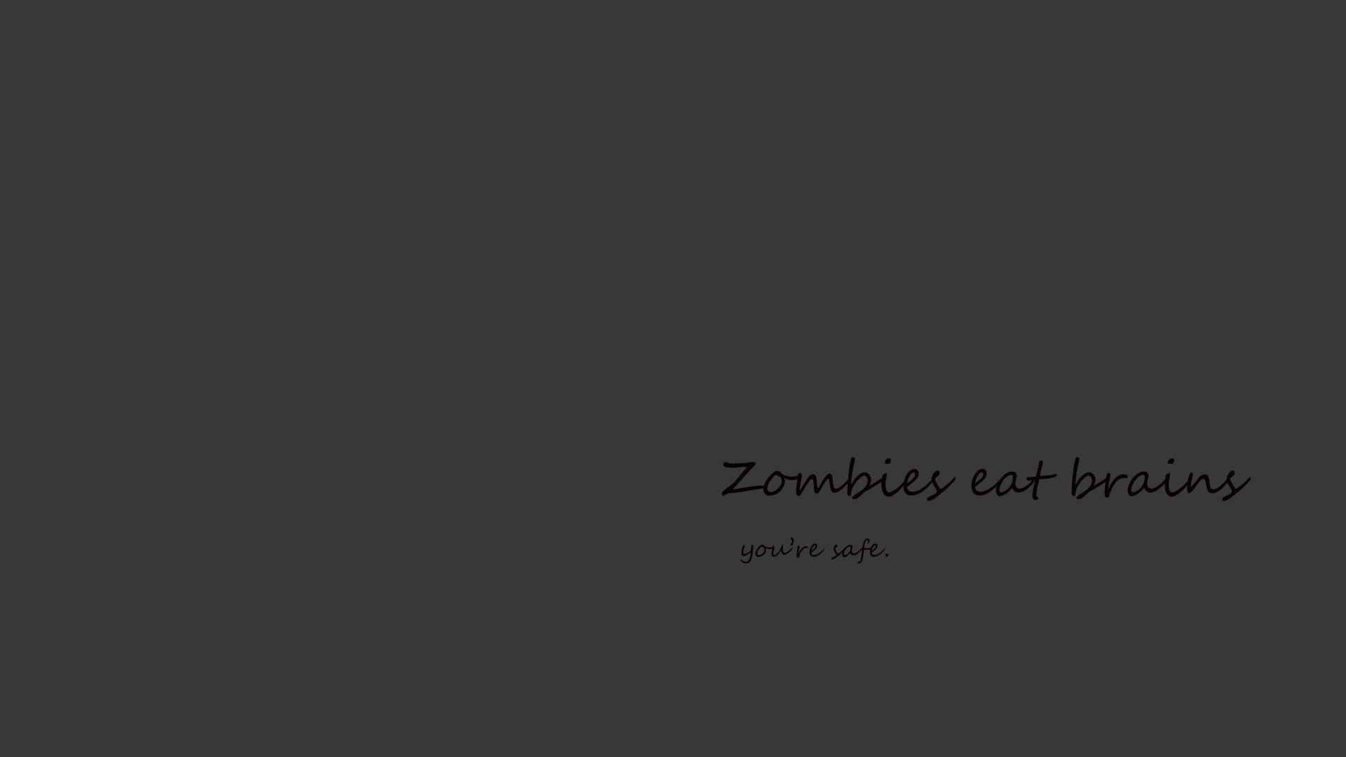 minimalistic, Zombies, Gray, Brain, The, Walking, Dead, Eat Wallpaper