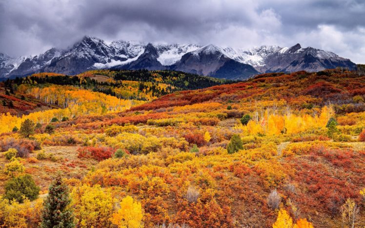 mountains, Clouds, Landscapes, Nature, Autumn, Skyscapes HD Wallpaper Desktop Background