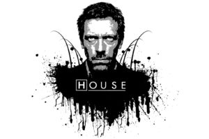 black, And, White, Hugh, Laurie, Gregory, House, House, M,
