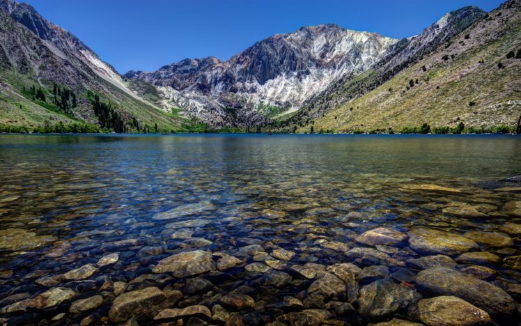 mountains, Landscapes, Nature, Rocks, Usa, California, Lakes, Convict, Lake HD Wallpaper Desktop Background