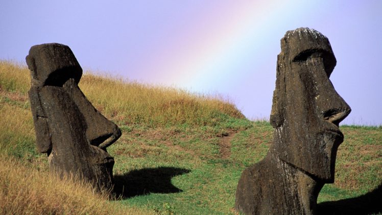 chile, Easter, Island, Moai HD Wallpaper Desktop Background