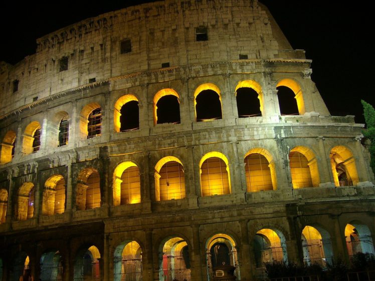landscapes, Ruins, Architecture, Rome, Italy, Colosseum, Historic HD Wallpaper Desktop Background