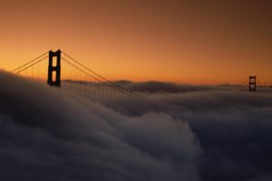 clouds, Golden, Gate, Bridge, California, San, Francisco, Us, Marines, Corps