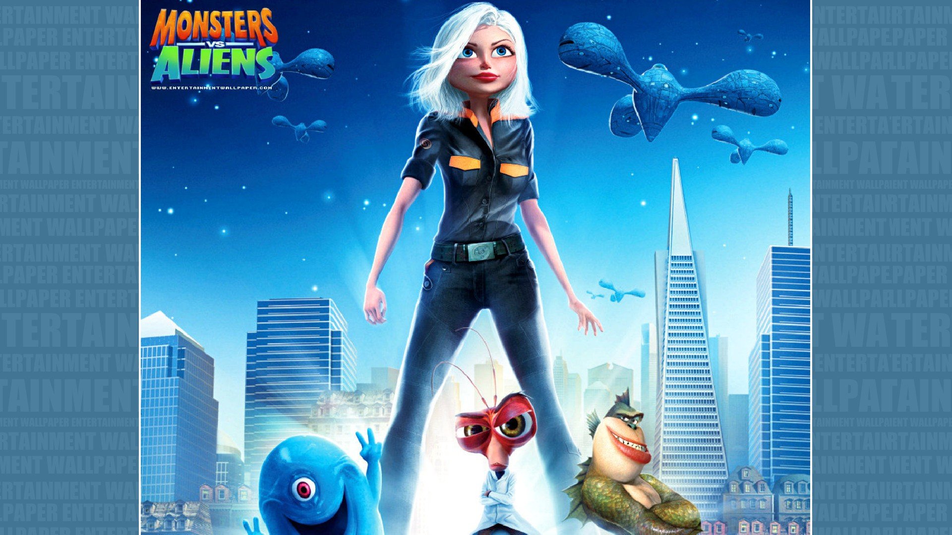 monsters vs aliens, Cartoon, Animation, Sci fi, Monsters, Aliens, Monster,  Alien, Film, Movie, 13 Wallpapers HD / Desktop and Mobile Backgrounds