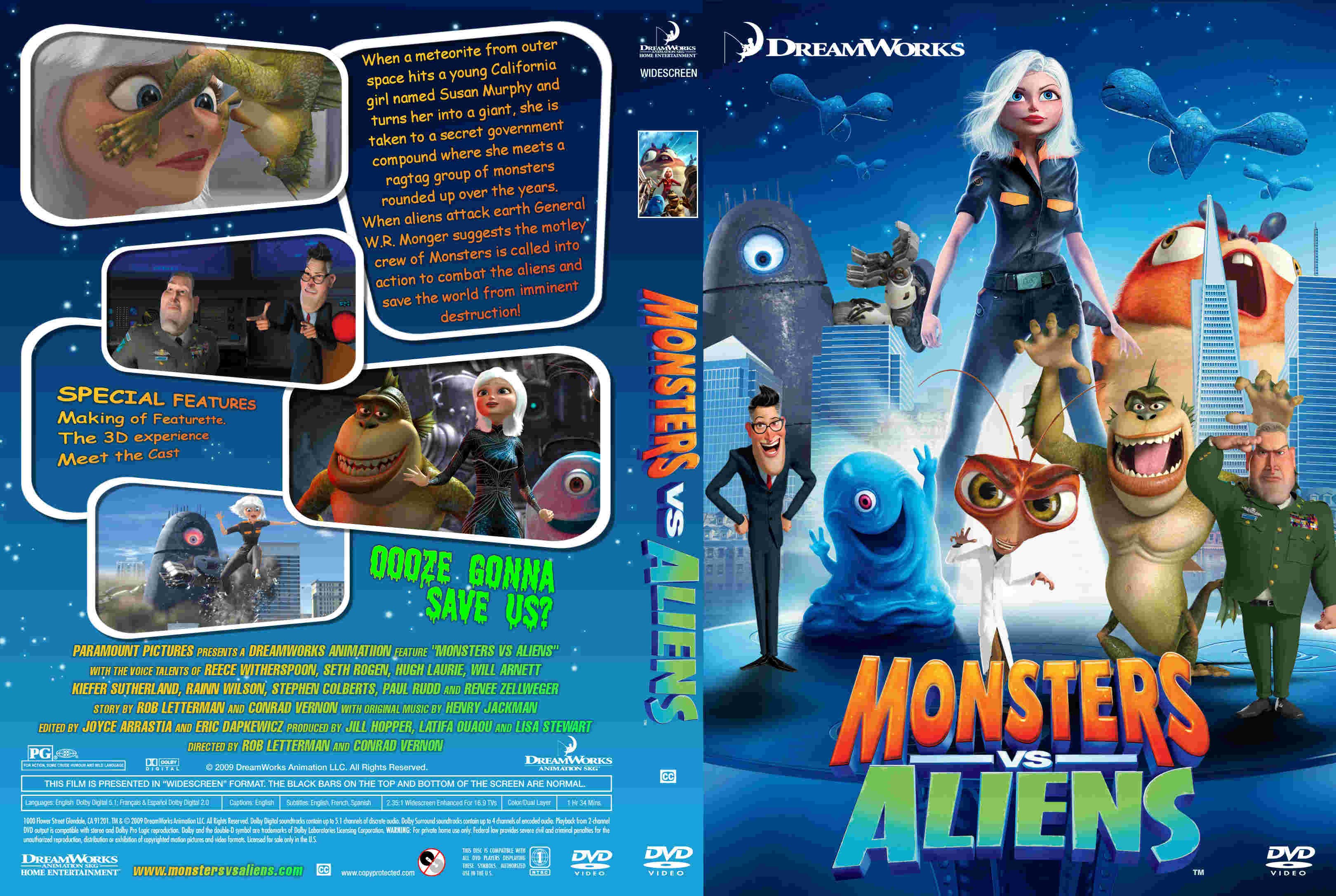 monsters vs aliens, Cartoon, Animation, Sci fi, Monsters, Aliens, Monster, Alien, Film, Movie,  79 Wallpaper
