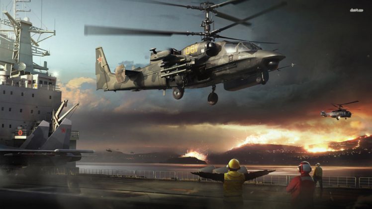 russian, Red, Star, Russia, Helicopter, Aircraft, Attack, Military, Army, Kamov HD Wallpaper Desktop Background