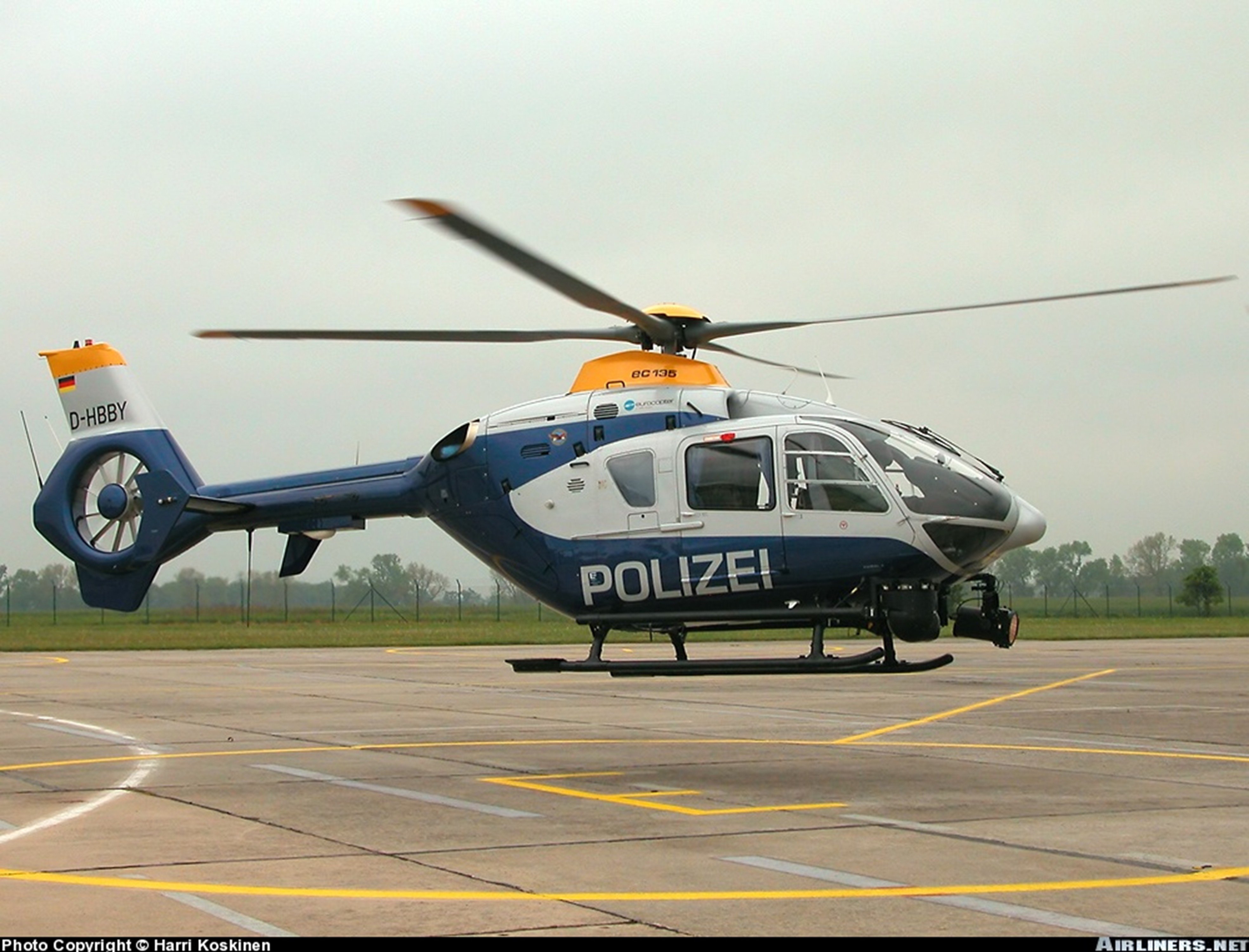 helicopter, Aircraft, Police, Germany, Eurocopter, Ec 135 Wallpaper