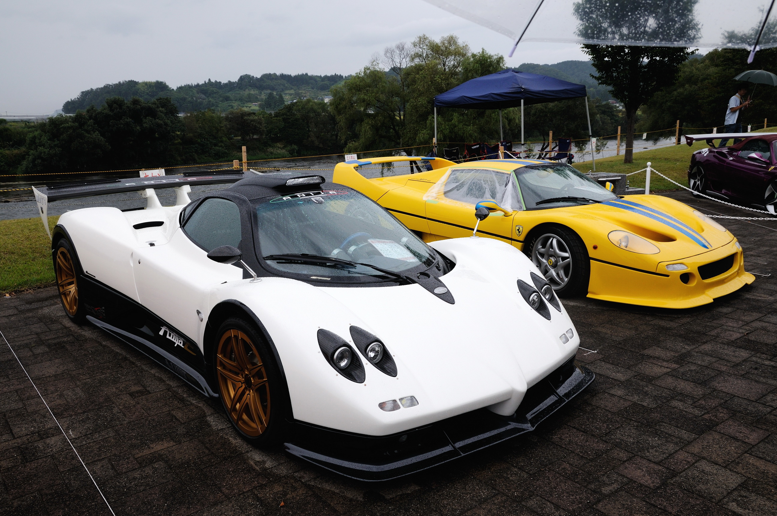 pagani, Ferrari, Zonda, F50, Supercars Wallpaper
