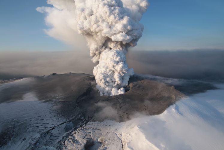 smoke, Ash, Volcano, Eruption HD Wallpaper Desktop Background