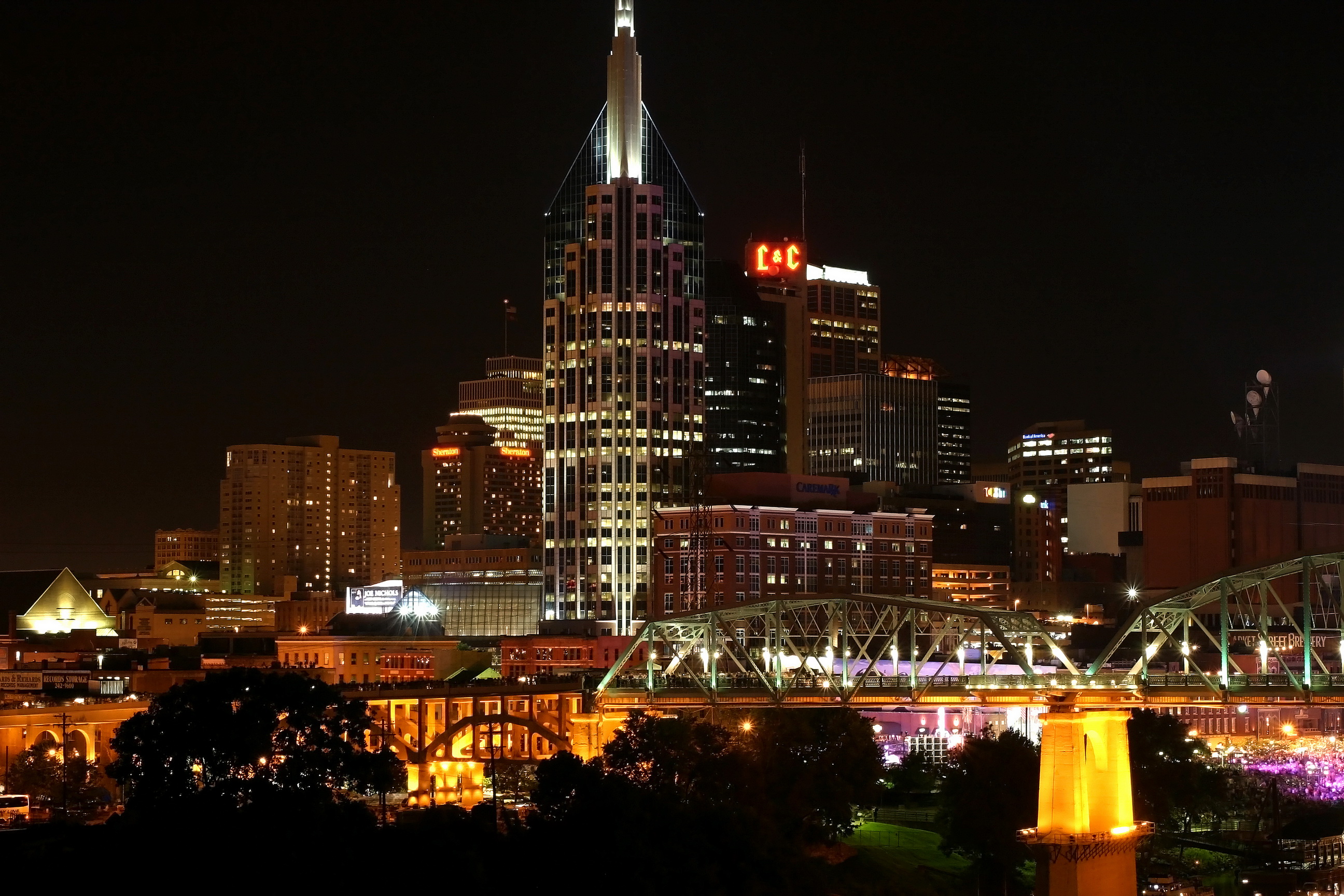 nashville, Tennessee, Architecture, Buildings, Skyscrapers Wallpaper