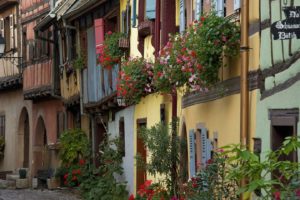 france, Buildings, Hoses, Roads, Plants, Flowers, Window, Door