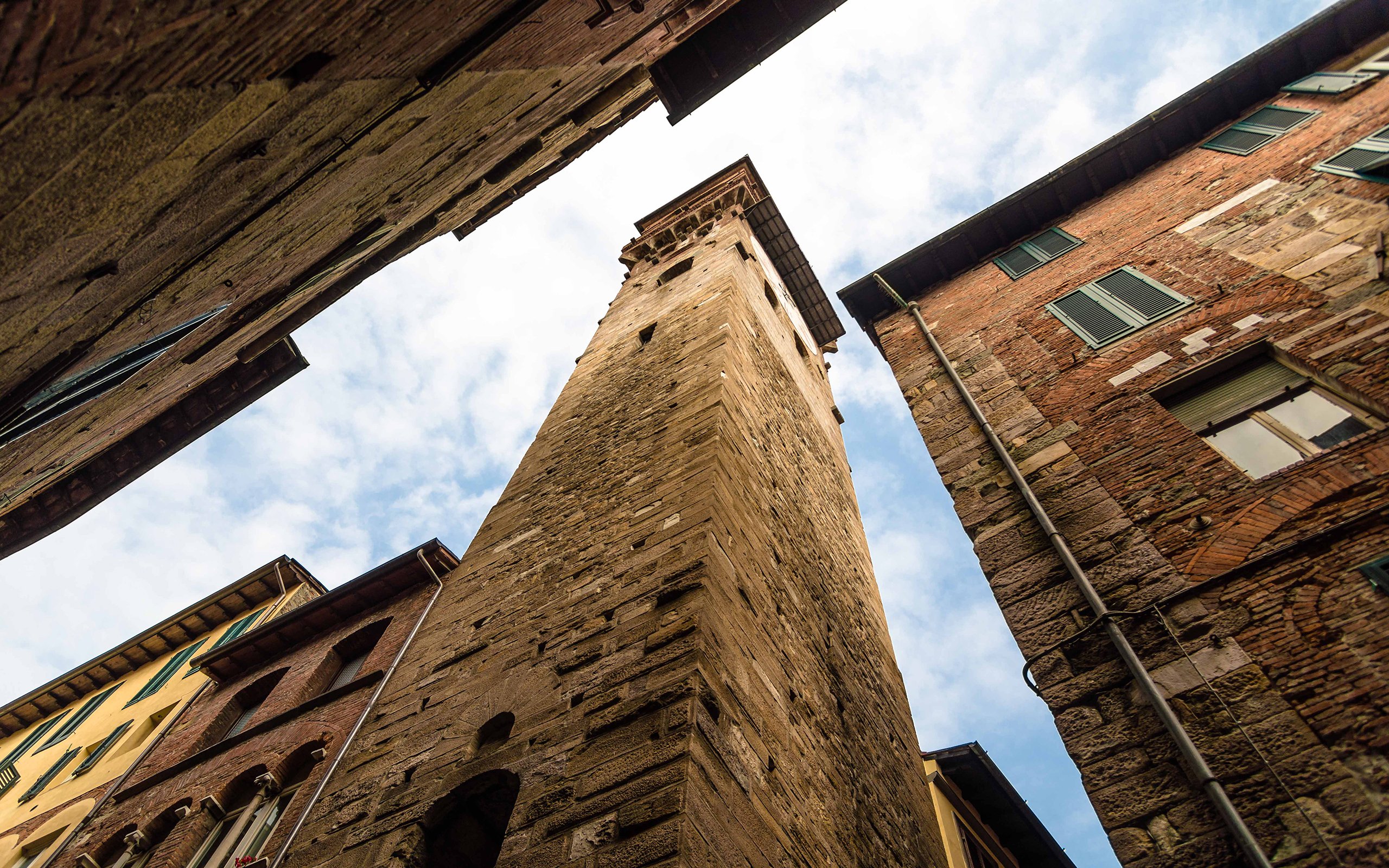 buildings, Torre, Delle, Ore, Lucca, Italy Wallpaper