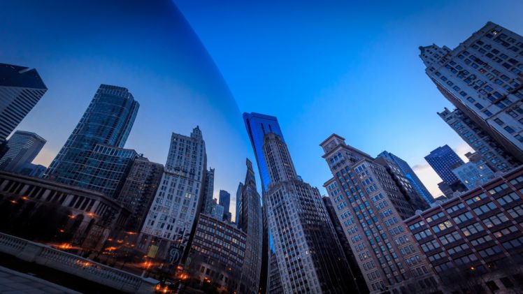 millennium, Park, Chicago, Buildings, Skyscrapers, Reflection HD Wallpaper Desktop Background
