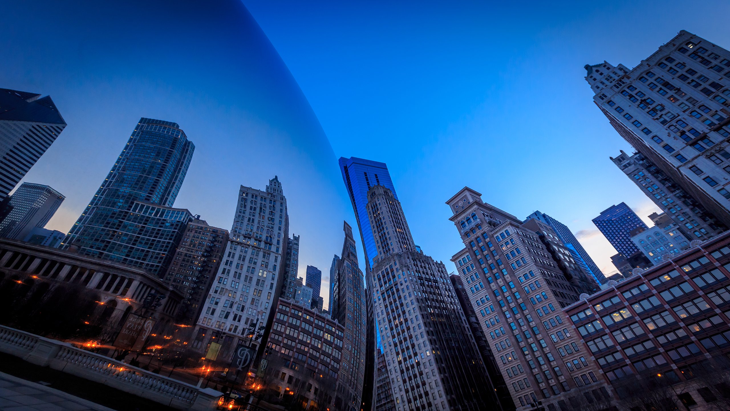 millennium, Park, Chicago, Buildings, Skyscrapers, Reflection Wallpaper