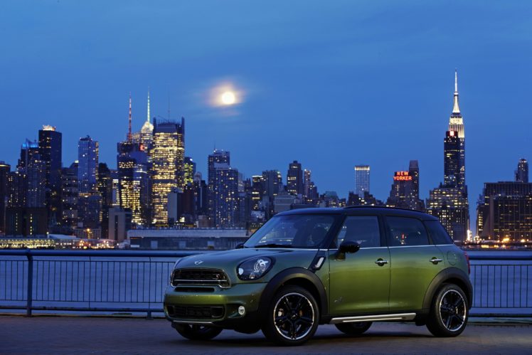 mini, Tuning, Houses, 2014, Countryman, Cooper, Sd, Green, Cars, Cities HD Wallpaper Desktop Background